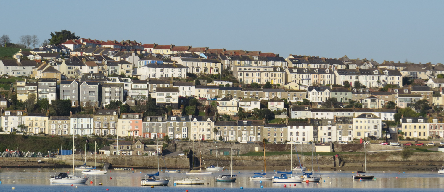 A view of Falmouth's residential properties